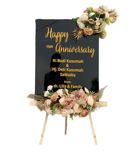 Papan Bunga Akrilik Kemirisewu